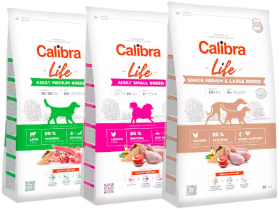 produktová řada Calibra Dog Life